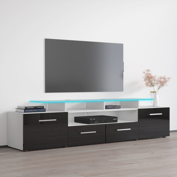Orren Ellis Aghancrossy TV Stand for TVs up to 76" & Reviews Wayfair